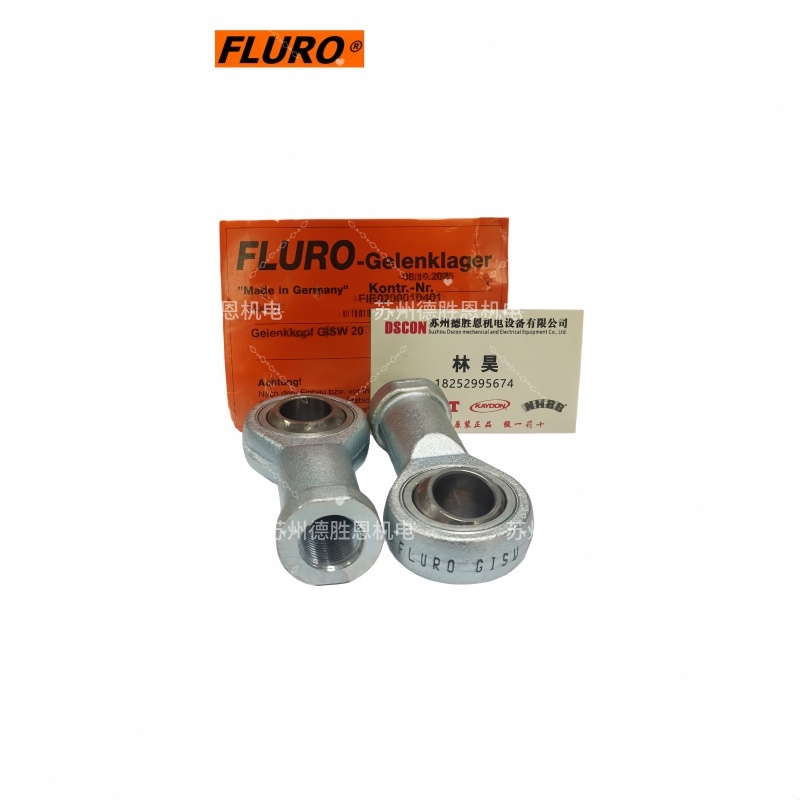 FLURO轴承GAOW6， GAOW8， GAOW10， GAOW12， GAOW14杆端关节轴承，汽车液压设备轴承