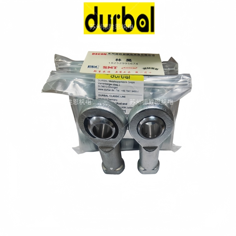 DURBAL轴承BRTF12-00-502， BRTF12-01-502， BRTF16-00-502杆端关节轴承，汽车液压设备轴承